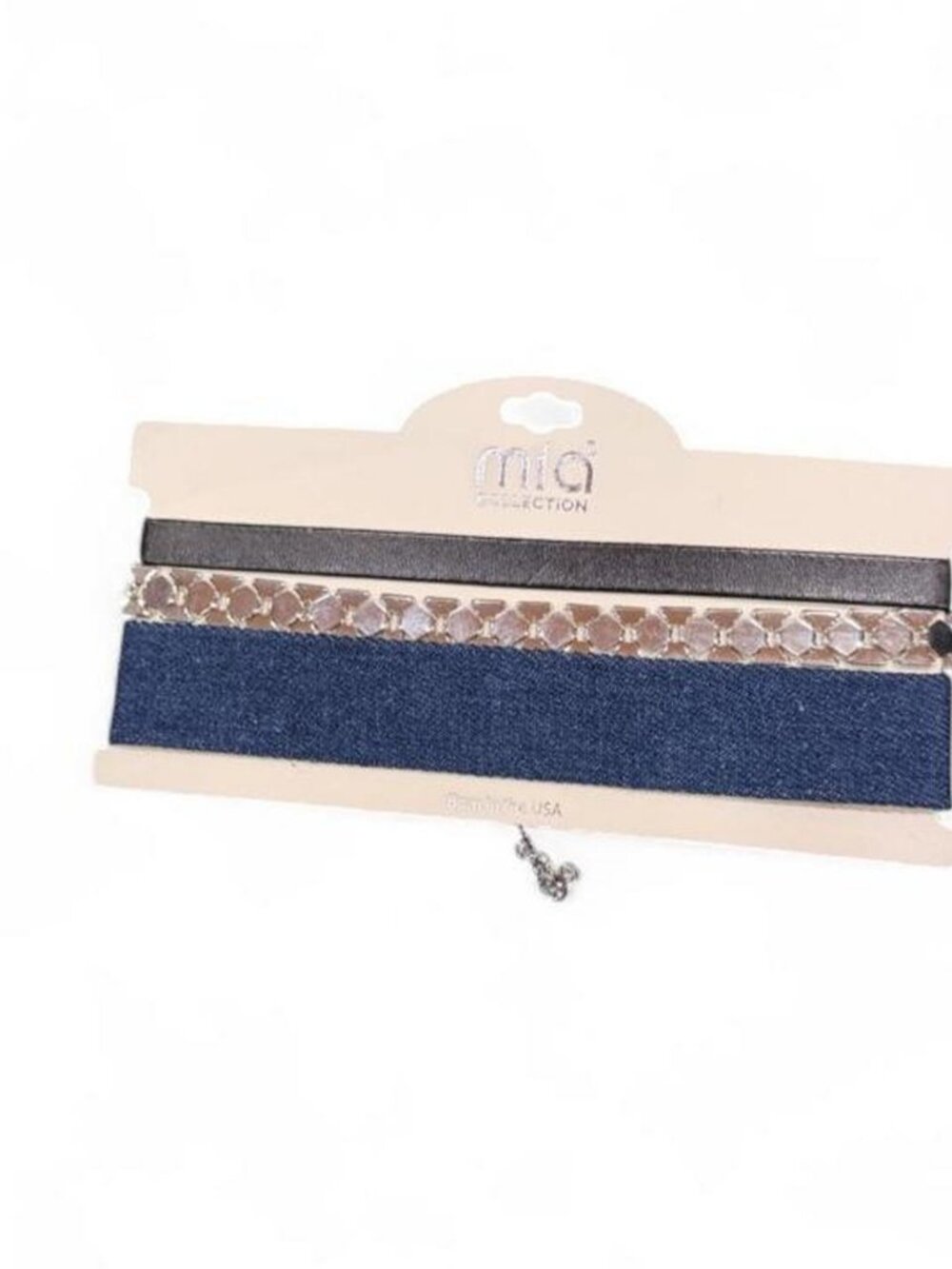 Mia Collection Navy Denim Choker